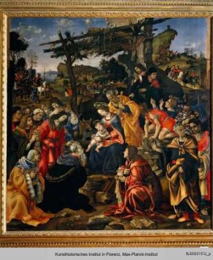 Anbetung der Könige - Pala di San Donato a Scopeto