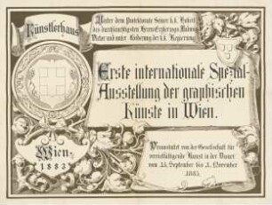 Erste Internationale Spezialausstellung der graphischen Künste in Wien 1883