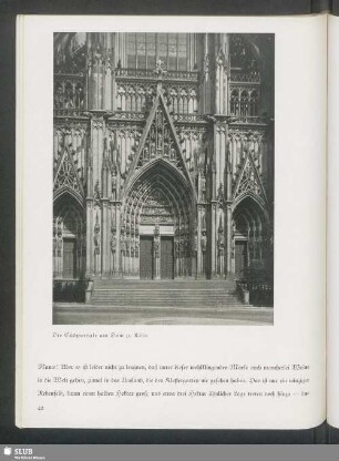 Die Südportale am Dom zu Köln