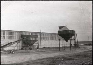 Verladehochbunker am zentralen Düngerlager Laußig