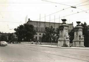 München, Ludwigsbrücke mit Blick auf das Deutsche Museum
