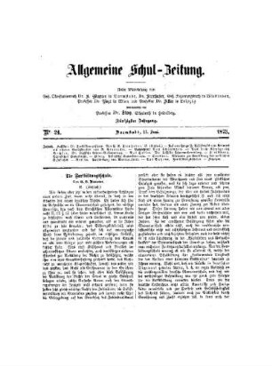 Die Fortbildungsschule : (II, Schluß)