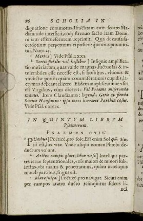 In Quintum Librum Psalmorum