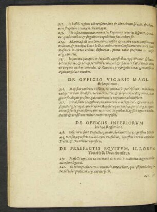 De Officio Vicarii Magistri equitum.
