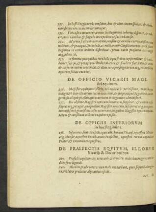 De Officio Vicarii Magistri equitum.