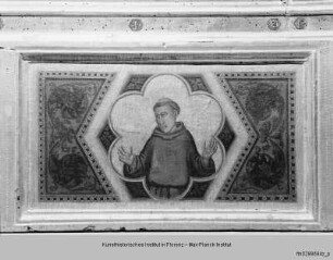 Marienkrönung mit Engeln und Heiligen : Schmerzensmann und vier Heilige : Heiliger Franziskus