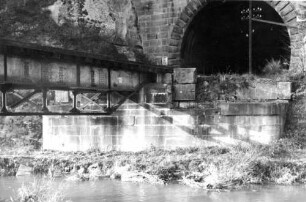 Talmühle (Calw): Nagoldbrücke 1560 Widerlager