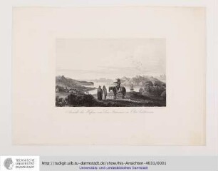 Ansicht des Hafens von San Francisco in Ober- Californien