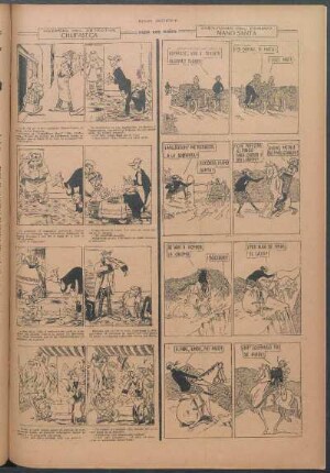 Aventuras del famoso Mano Santa [Cómic]