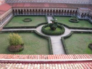 Dom von Monreale. Innenhof des Kreuzganges