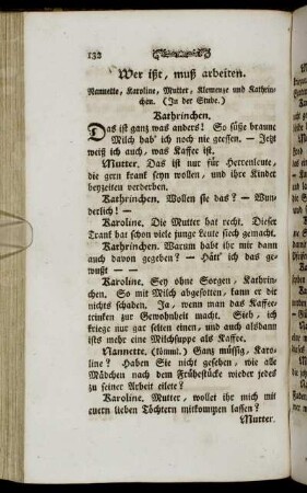 Wer ißt, muß arbeiten. - Der Krautgarten ist wohl bestellt.
