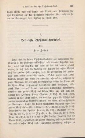 263-310 Der erste Thessalonicherbrief