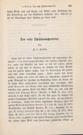 263-310 Der erste Thessalonicherbrief