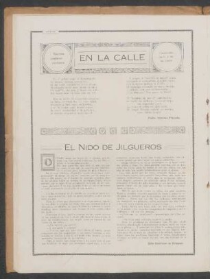 En la calle : Escena contemporánea