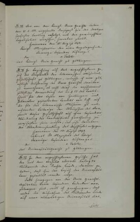 Anforderung eines Gutachtens bezüglich eines Gesuchs der Literarischen Museumsgesellschaft.
