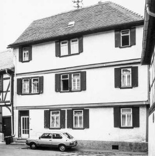 Fachwerkwohnhaus; Seligenstadt, Kleine Maingasse 1