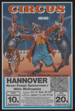 Zirkus Busch-Berolina, Hannover, ohne Jahr