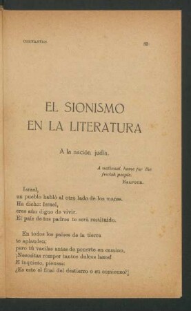 A la nación judía.