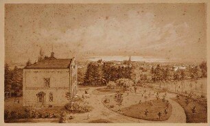 Blick auf Kiel von den Akademischen Heilanstalten