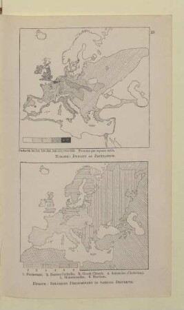 EUROPE: DENSITY OF POPULATION