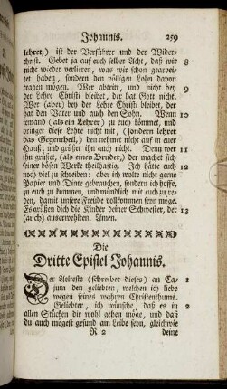Die Dritte Epistel Johannis.