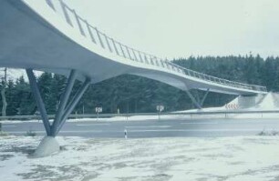Überf. d. Rennsteigs bei Oberhof