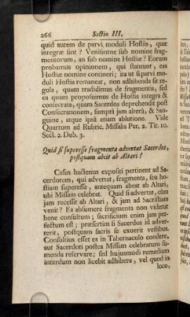 226-276, Quid si superesse fragmenta advertat Sacerdos, ...