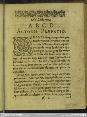 Autoris Praefatio