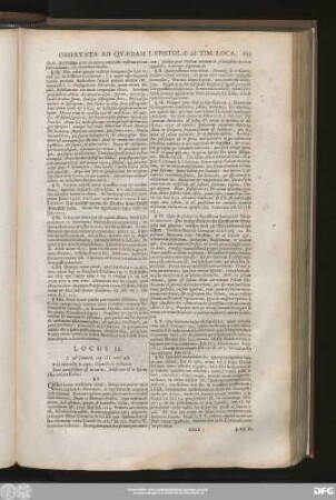 Locus II. 1. ad Timoth. cap. III. vers. ult.