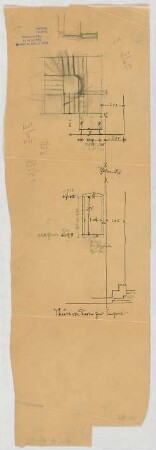 Thiersch, Friedrich von; Lindau / Bodensee - Aeschach; Ev. Kirche - Tür vom Turm zur Empore (Details)
