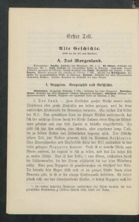 A. Das Morgenland
