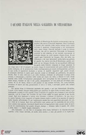 Ser.2: I quadri italiani nella Galleria di Strasburgo