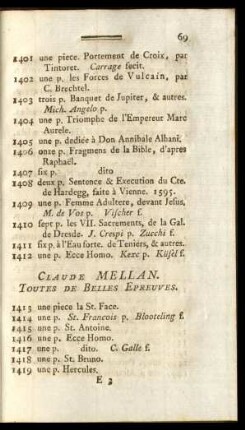Claude Mellan. Toutes De Belles Epreuves