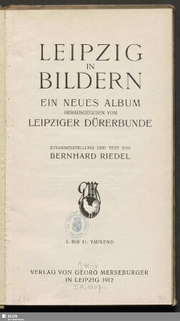Leipzig in Bildern : ein neues Album
