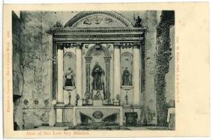 San Luis Rey, Cal. Altar of San Luis Rey Mission.