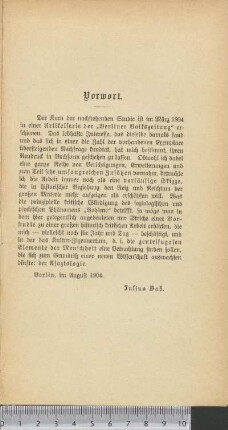 Vorwort