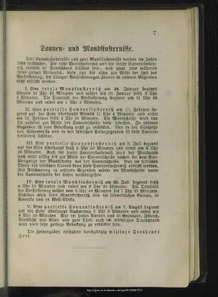Sonnen- und Mondfinsternisse