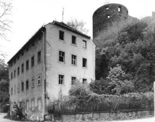 Bautzen, Unterm Schloß 65. Wohnhaus (ruinös). Straßenansicht