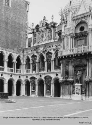 Palazzo Ducale, Dogenpalast, Arco Foscari, Venedig
