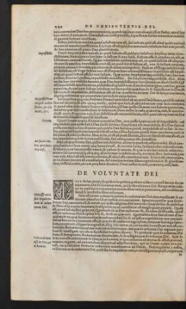 De Voluntate Dei.