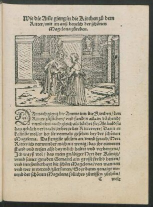 Wie die Amme gieng in die Kirchen zu dem Ritter ...