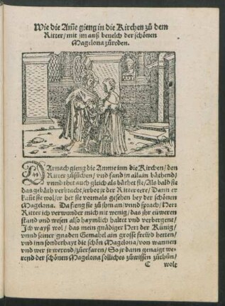 Wie die Amme gieng in die Kirchen zu dem Ritter ...