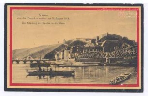 Namur von Deutschen erobert am 26. August 1914.