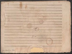 6 Keyboard pieces, pf, op. 43 - BSB Mus.Schott.Ha 1700 : [title page, with pencil:] Rummel // Exercées // op 43 Liv 2 // [with ink:] f 1 k 30