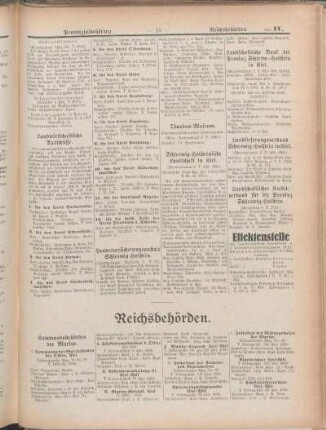 Reichsbehörden.
