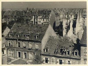 Zerstörungen Zweiter Weltkrieg - Luftangriff 2./3.09.1942. Mühlburg