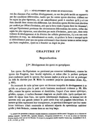Chapitre IV Reproduction