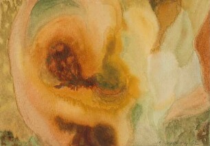 „Composition ocre jaune clair“