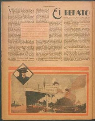 El relato del capitán : (A bordo, en reunión de oficiales)