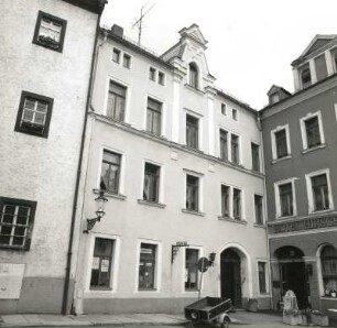 Oederan, Markt 6. Wohnhaus (1. H. 18. Jh.). Straßenansicht
